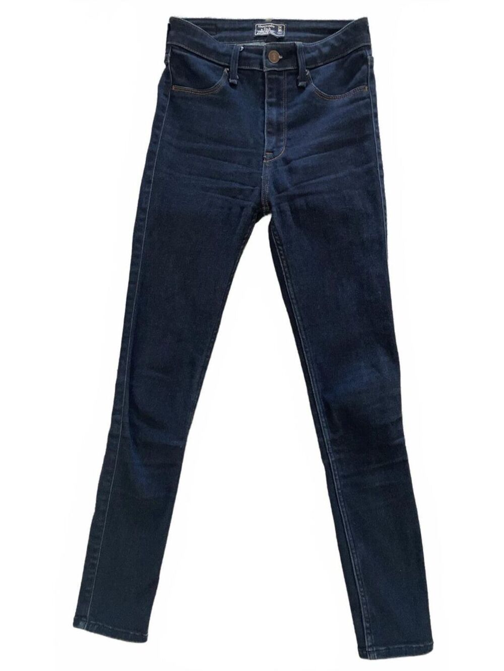 Abercrombie & Fitch High Rise Denim Jeans Womens Size 24 Denim Ankle Simone